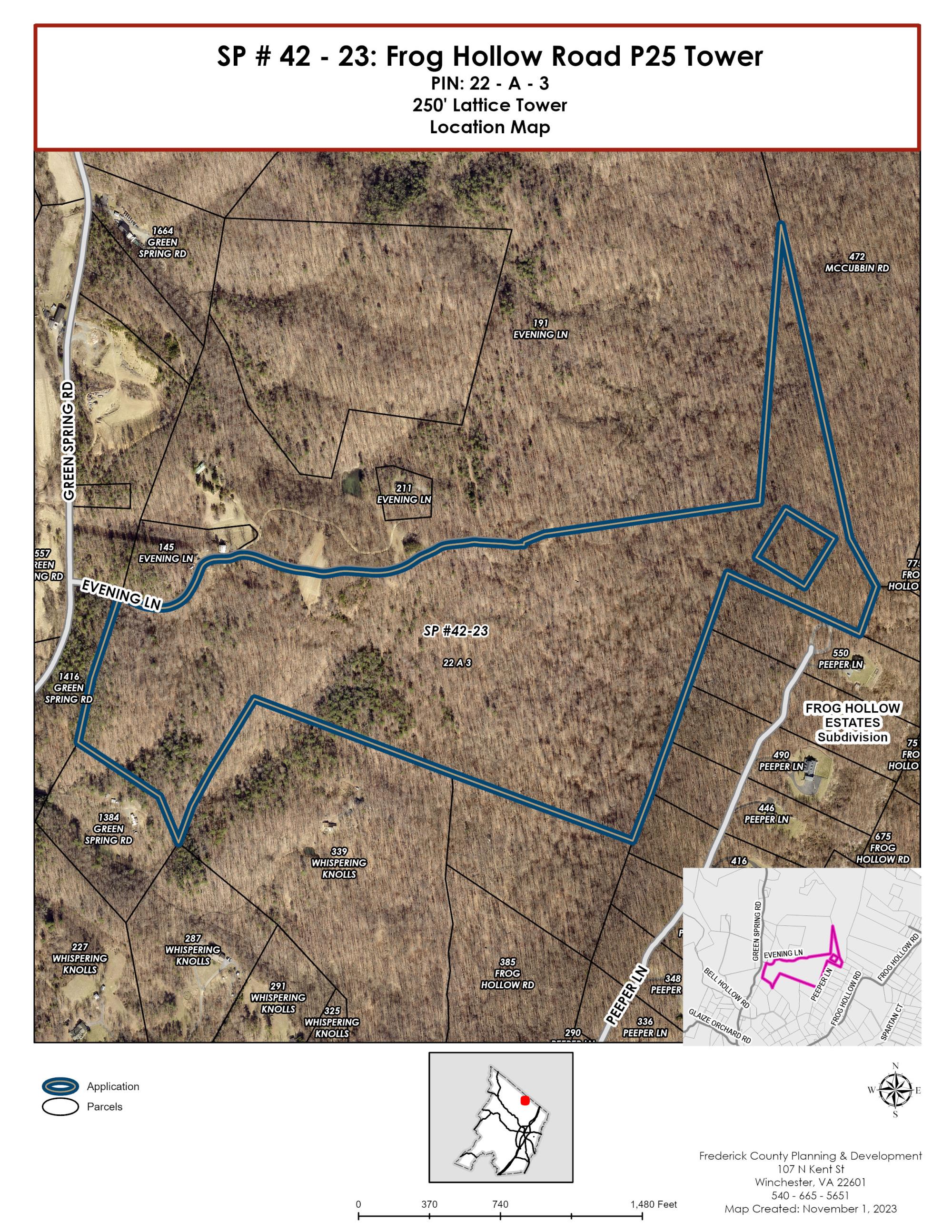 SP 42-23 Frog Hollow Road P25 Tower